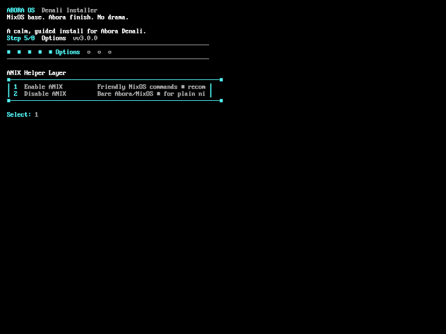 ANIX option